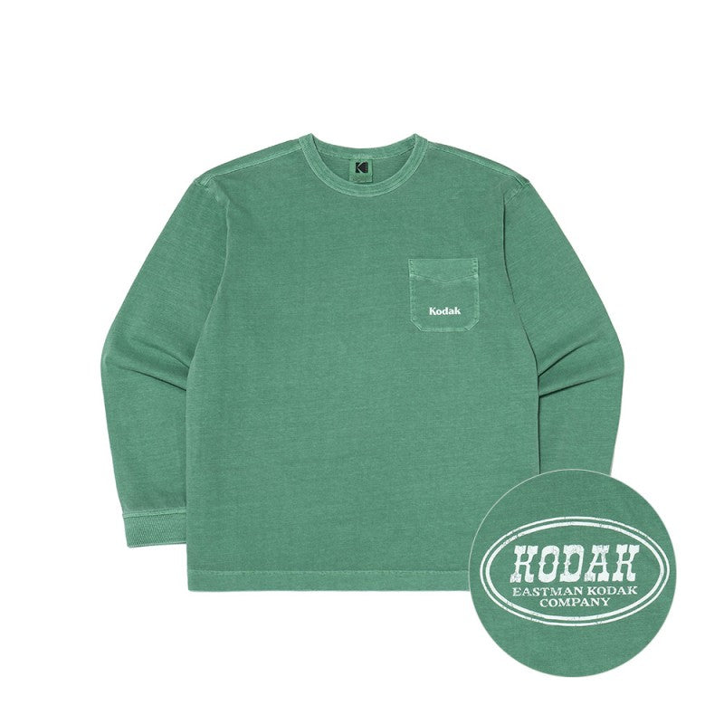 【WE ARE】Korea KODAK Kodak retro old long-sleeved T-shirt K5123LRL12