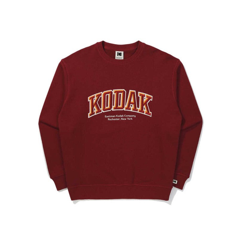 【WE ARE】韓國KODAK柯達 美式LOGO圓領大學T K5323EFS81