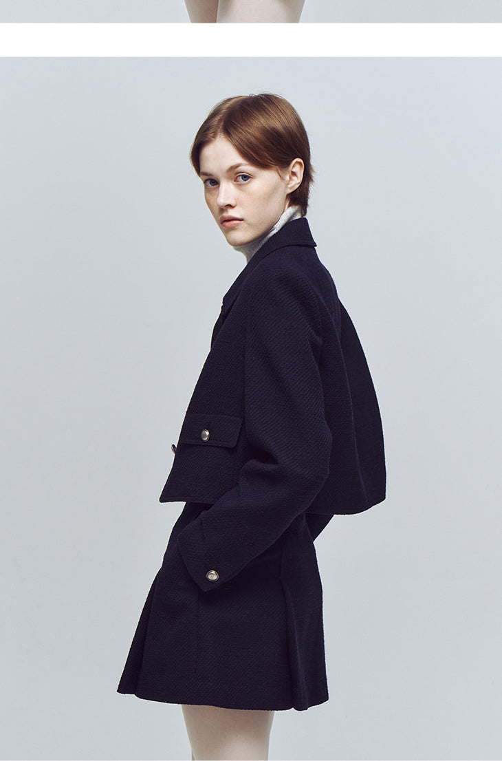 【WE ARE】Korea VOCAVACA woolen suit jacket VC2399JK002