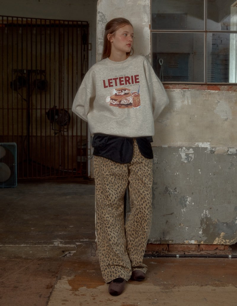【WE ARE】韓國Leterie 棉花糖鬆餅大學T MARSHMALLOWWAFFLESWEATSHIRT