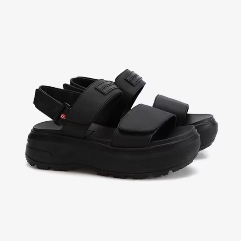 【WE ARE】韓國HUNTER皮革厚底涼鞋HCU3110FDZ