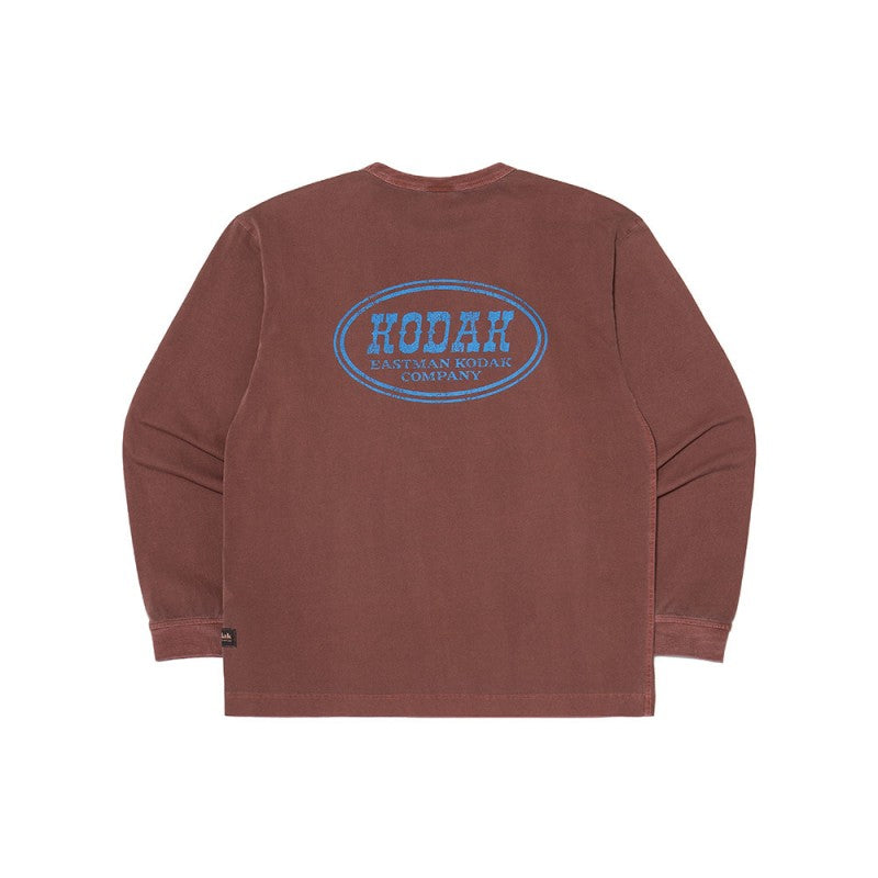 【WE ARE】Korea KODAK Kodak retro old long-sleeved T-shirt K5123LRL12