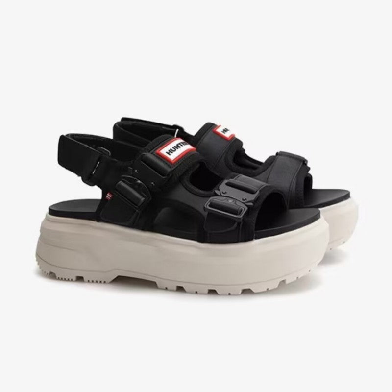 【WE ARE】韓國HUNTER皮革扣式涼鞋HCU3109FDZ