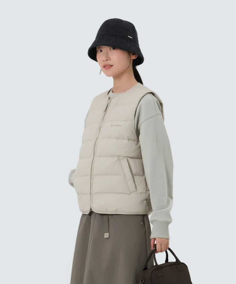 女款【WE ARE】韓國snow peak雪峰馬甲背心羽絨服外套S25WWGDV61