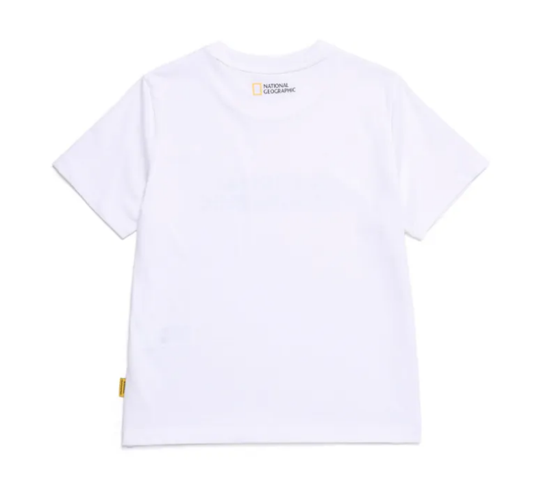 Unisex【WE ARE】 Korean National Geographic logo short-sleeved T-shirt N255UTS020