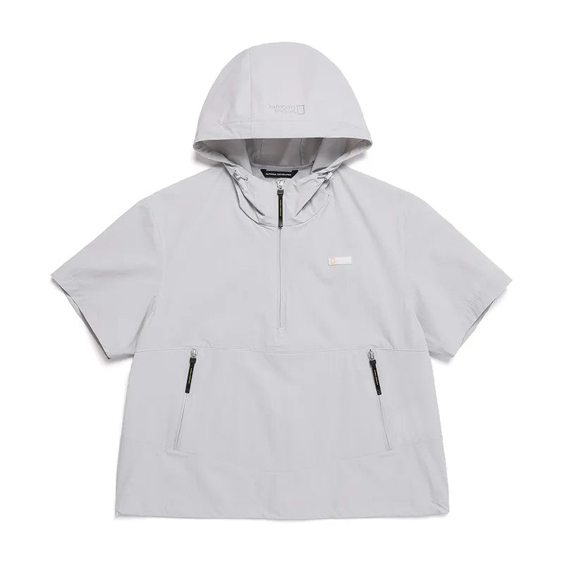 【WE ARE】 Korean National Geographic Half-Zip Hoodie N252UFT141