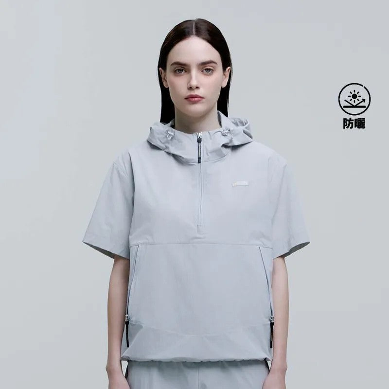 【WE ARE】 Korean National Geographic Half-Zip Hoodie N252UFT141