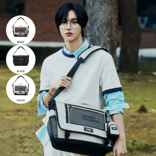 【WE ARE】Korea National Geographic 12L messenger bag shoulder bag N255ACR010