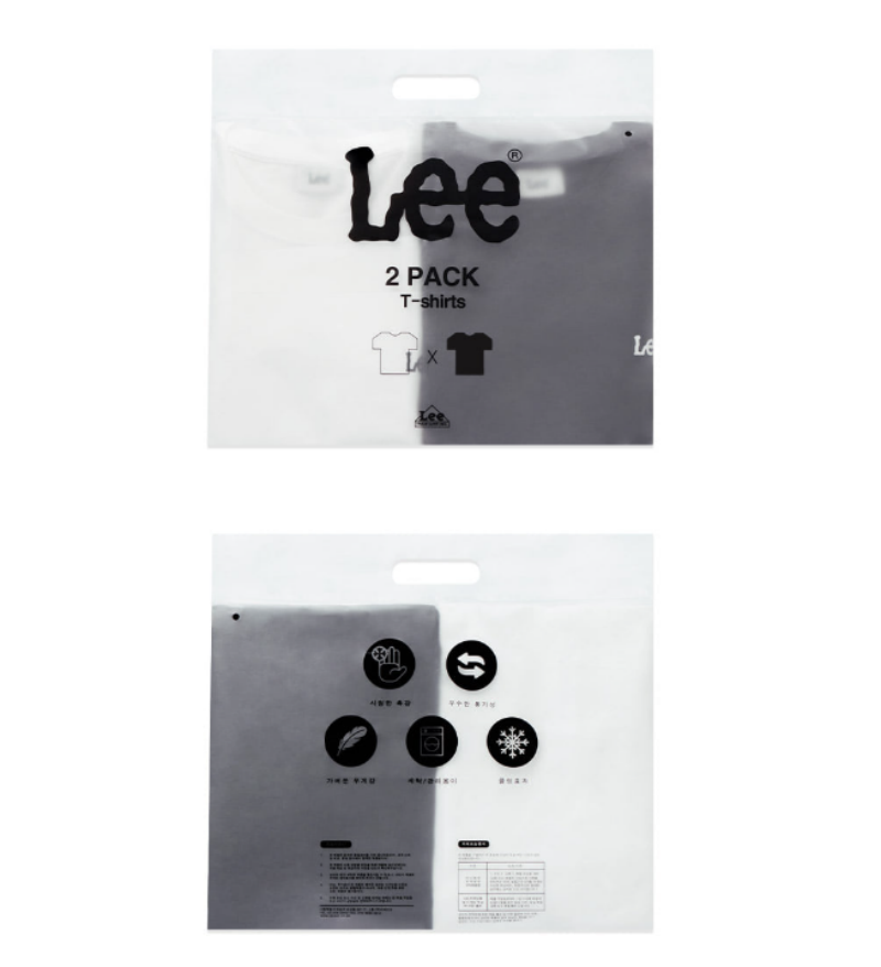 【現貨】兩件裝【WE ARE】韓國LEE代購百搭休閒T恤LE2403ST50