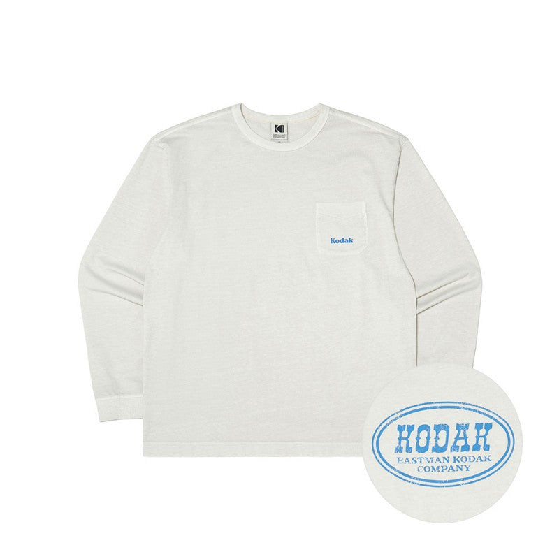 【WE ARE】Korea KODAK Kodak retro old long-sleeved T-shirt K5123LRL12