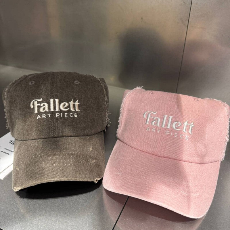 【WE ARE】韓國Fallett 刷舊水洗棒球帽 FA2501CA02/FA2403CA02