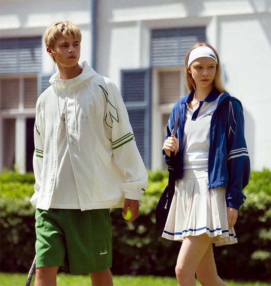 限時折扣 朴敏英同款【WE ARE】韓國Diadora人造絲連帽外套D4123TWT34