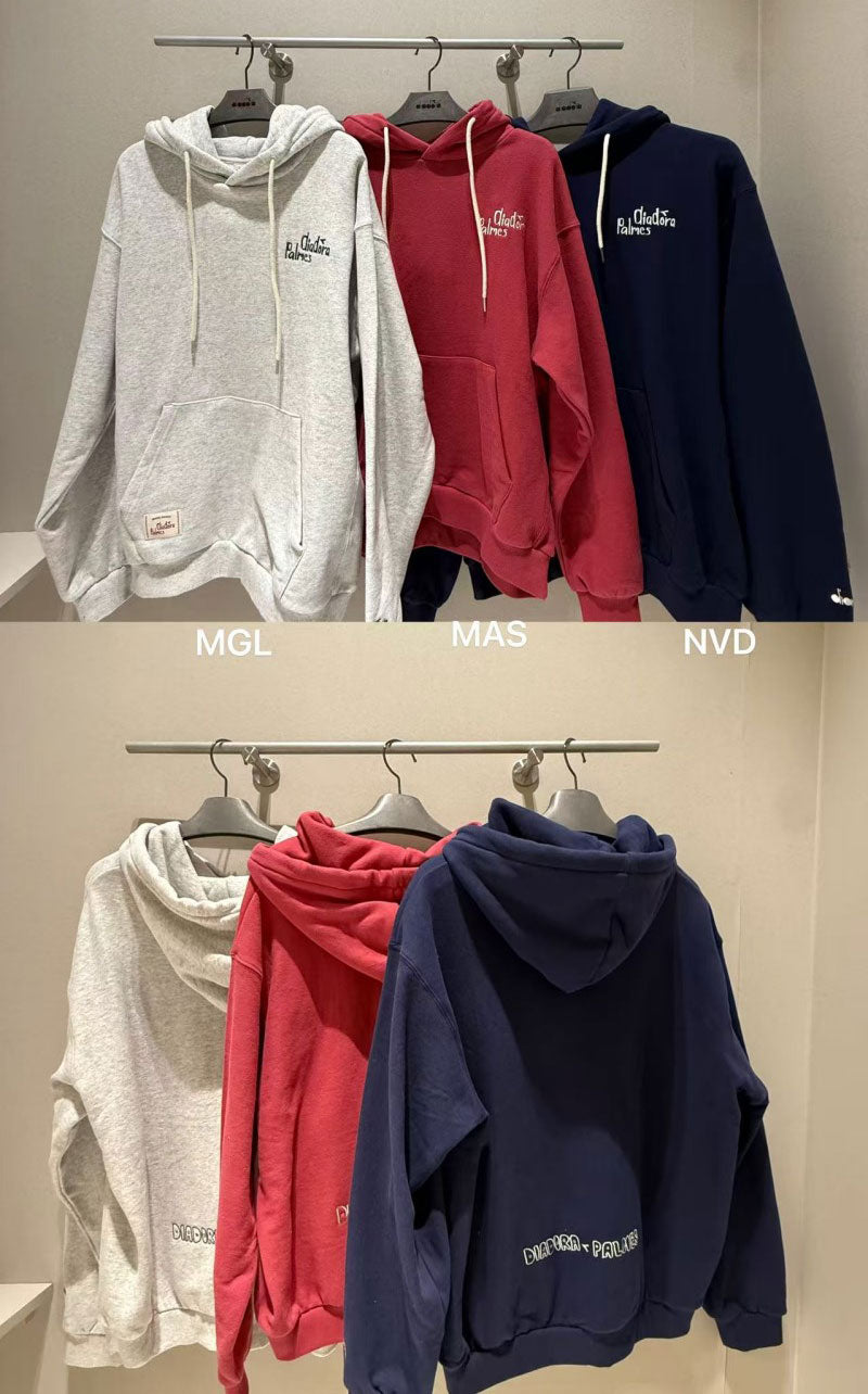 【WE ARE】韓國Diadora休閒連帽大學T衛衣D6123LHD92