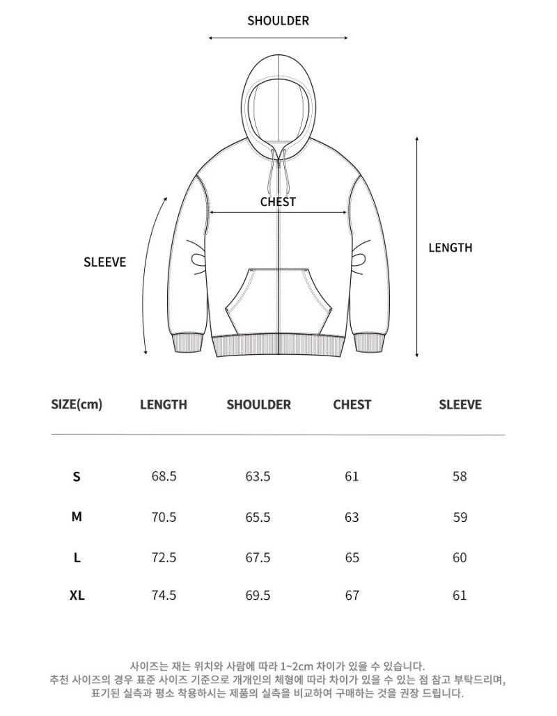 【WE ARE】韓國FILLUMINATE連帽拉鏈外套3231TH4245