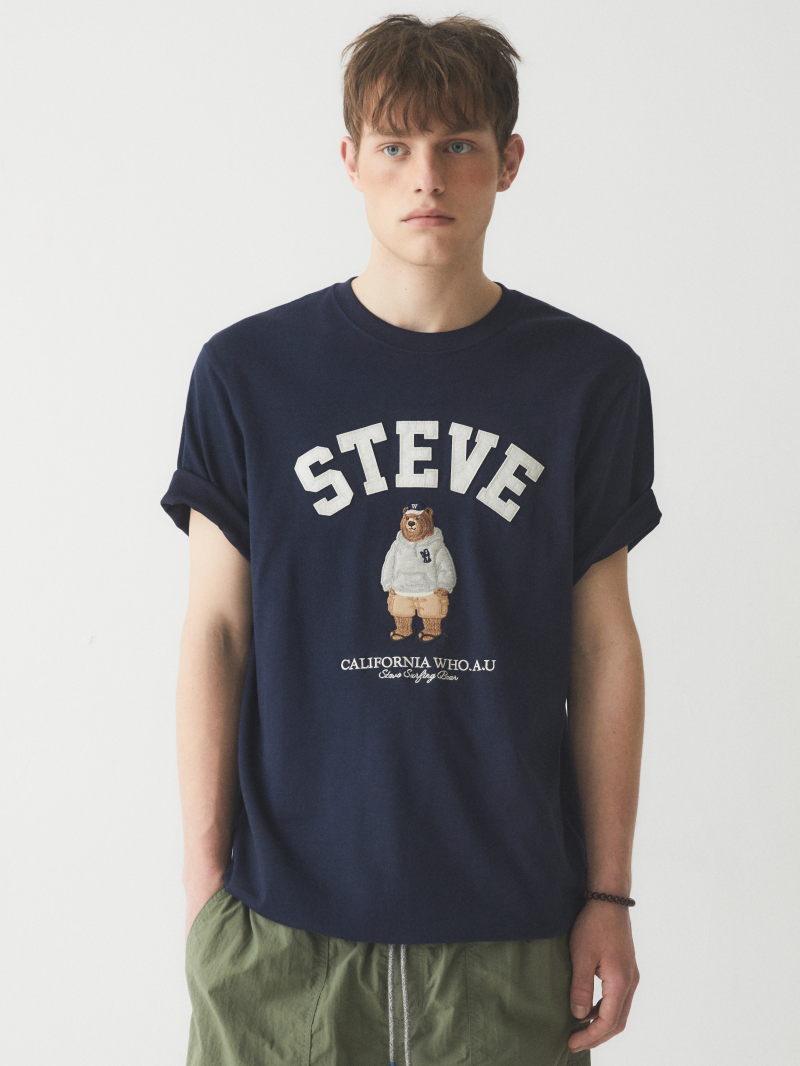 【WE ARE】Korea WHO.AU purchasing casual T-shirt WHRAE3794U
