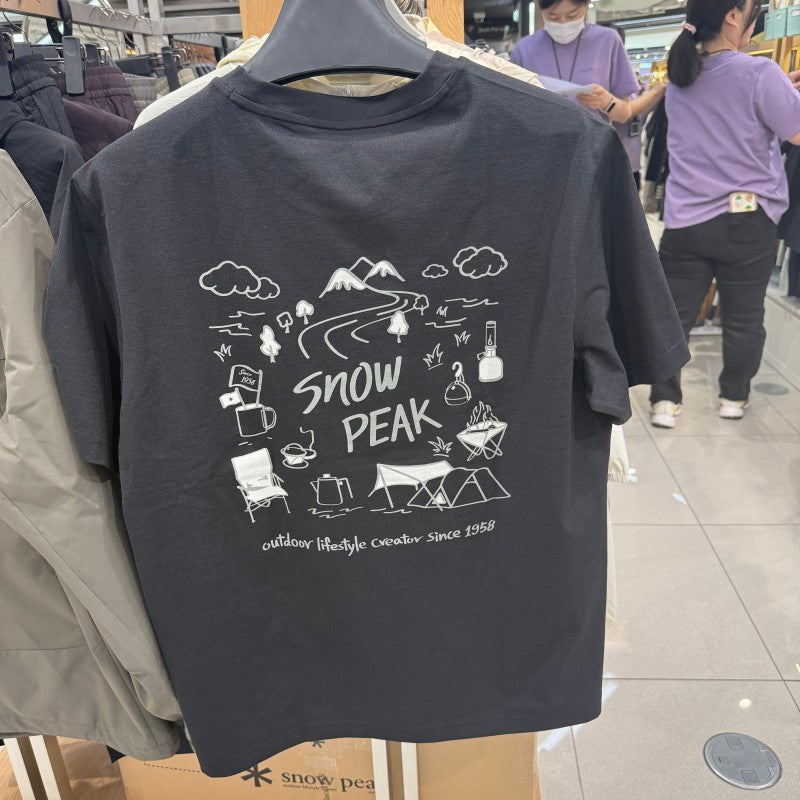 【WE ARE】韓國snow peak雪峰短袖T恤S26MUTTS54