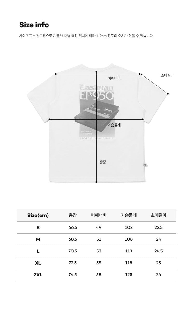 【WE ARE】韓國KODAK柯達休閒短袖T恤K6223LRS25