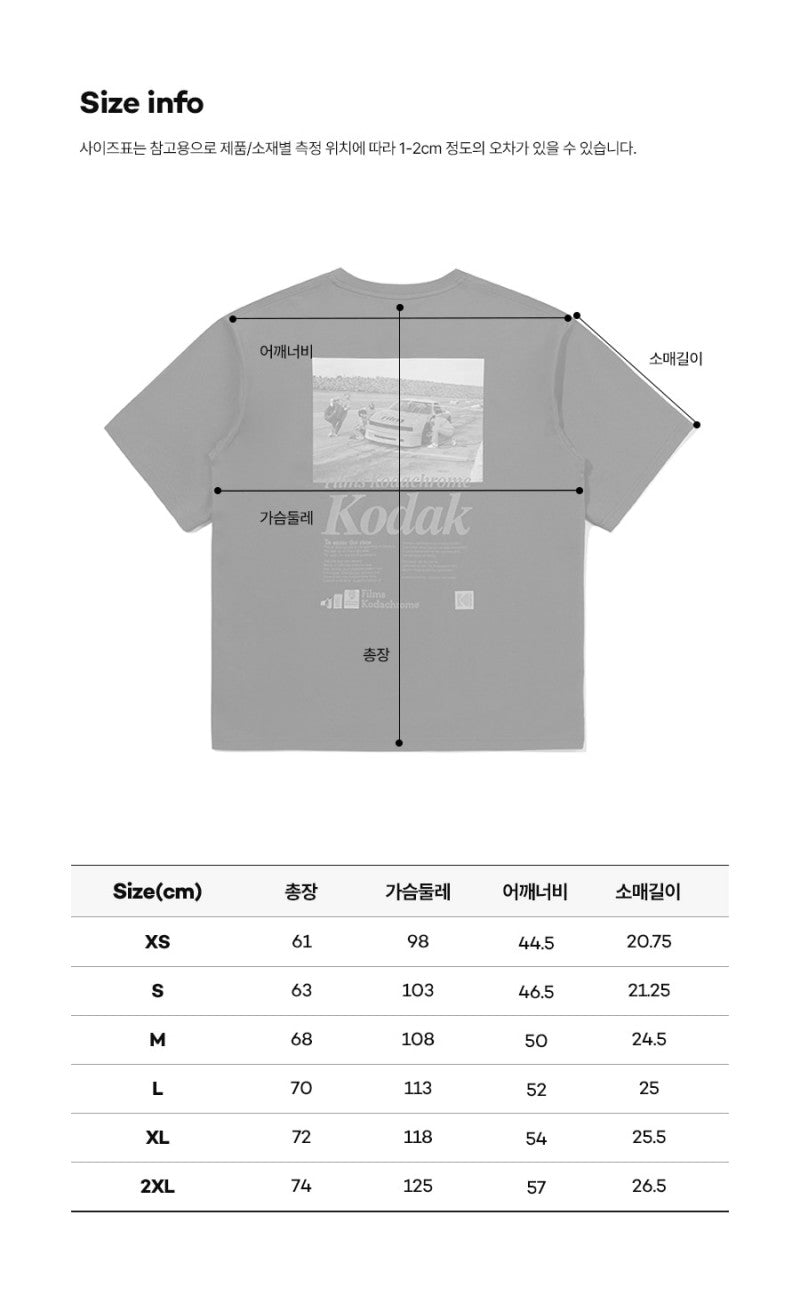 【WE ARE】韓國KODAK柯達短袖T恤K6223LRS10
