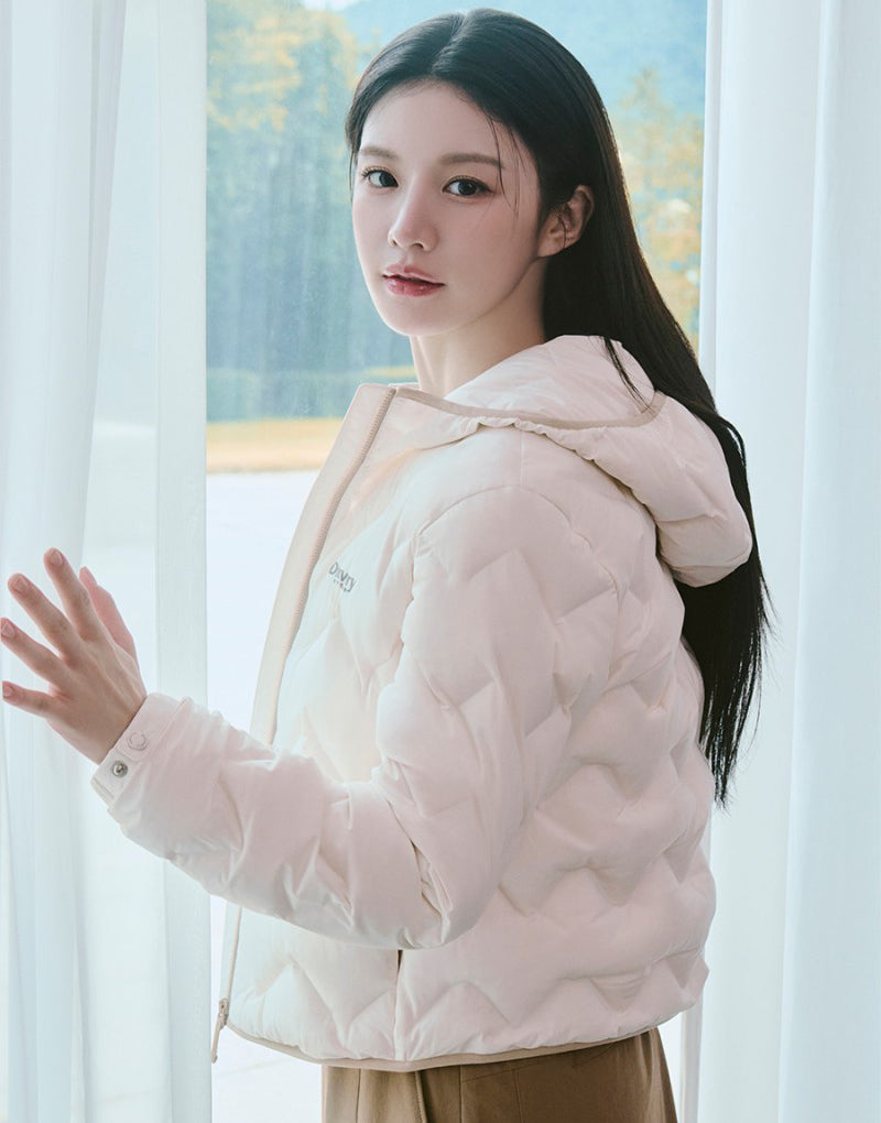 女款【WE ARE】韓國Discovery連帽鵝絨羽絨服DWDJ84056