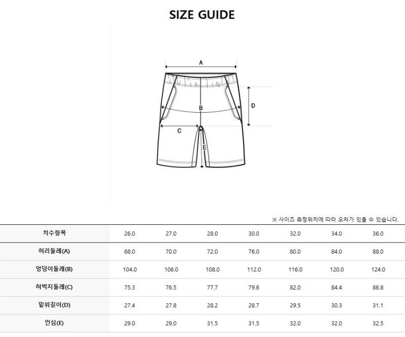 【WE ARE】韓國Discovery休閒短褲DXTB3A061