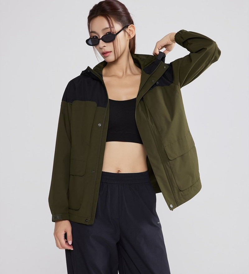 【WE ARE】韓國Discovery連帽衝鋒外套DXWJ31054