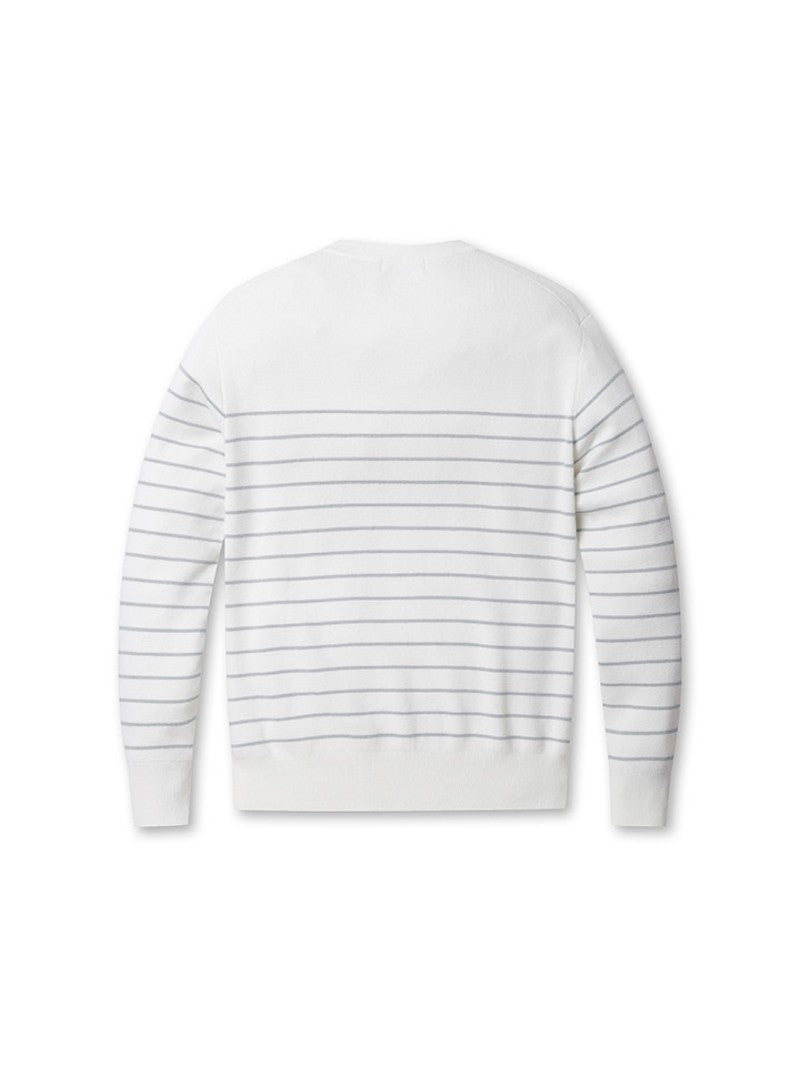【WE ARE】Korea M plan pin stripe sweater EPF1ER1300