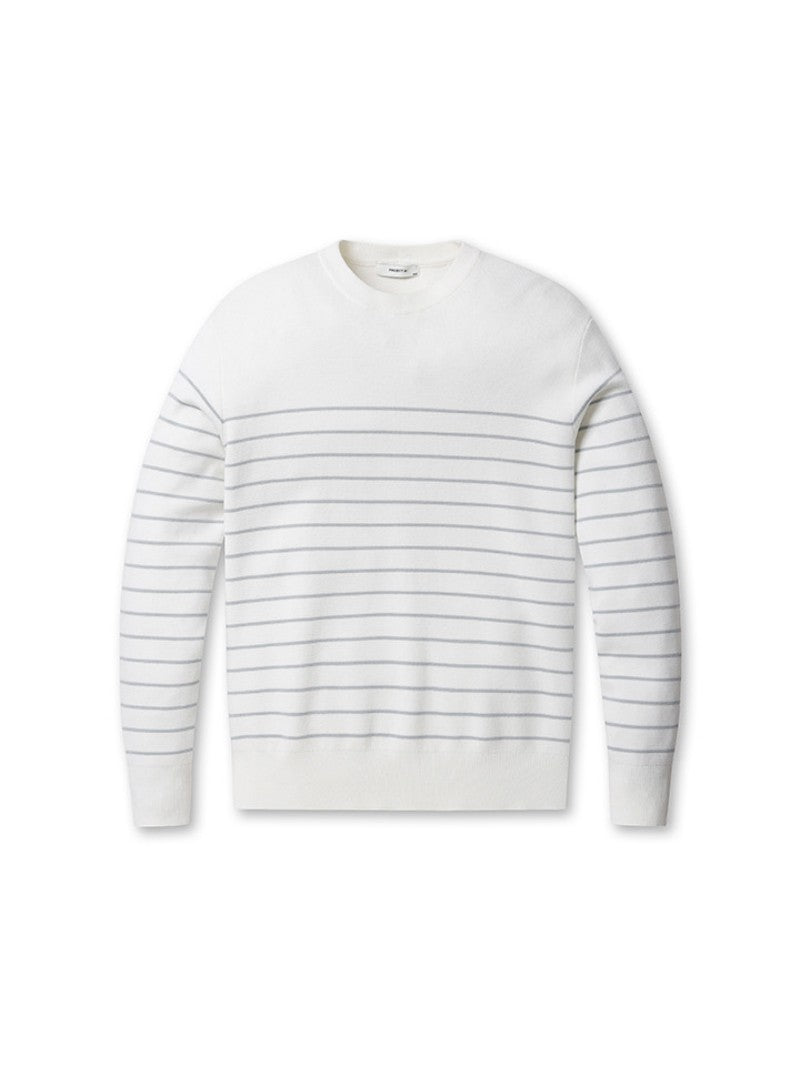 【WE ARE】Korea M plan pin stripe sweater EPF1ER1300