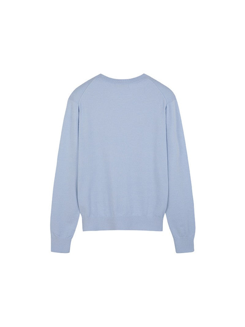 女款【WE ARE】韓國M計畫圓領針織毛衣EPF1ER2100