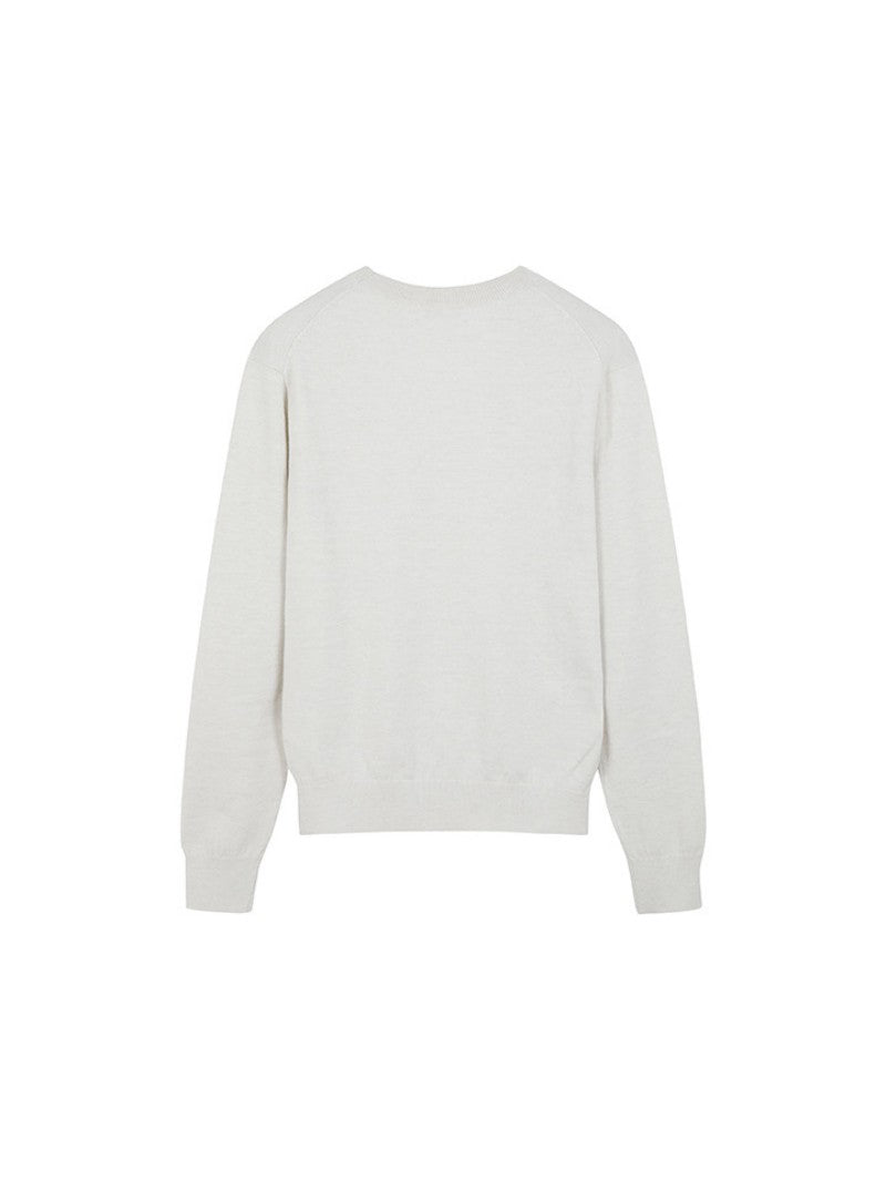 女款【WE ARE】韓國M計畫圓領針織毛衣EPF1ER2100