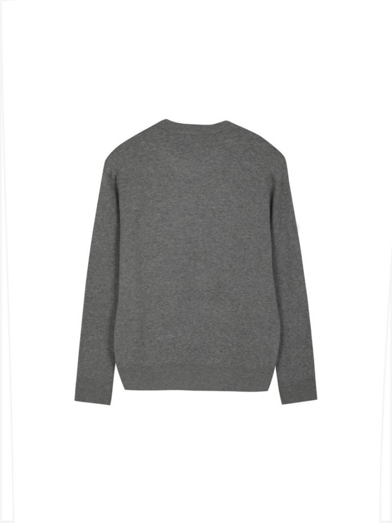 女款【WE ARE】韓國M計畫圓領萌寵字母毛衣EPF4ER2400