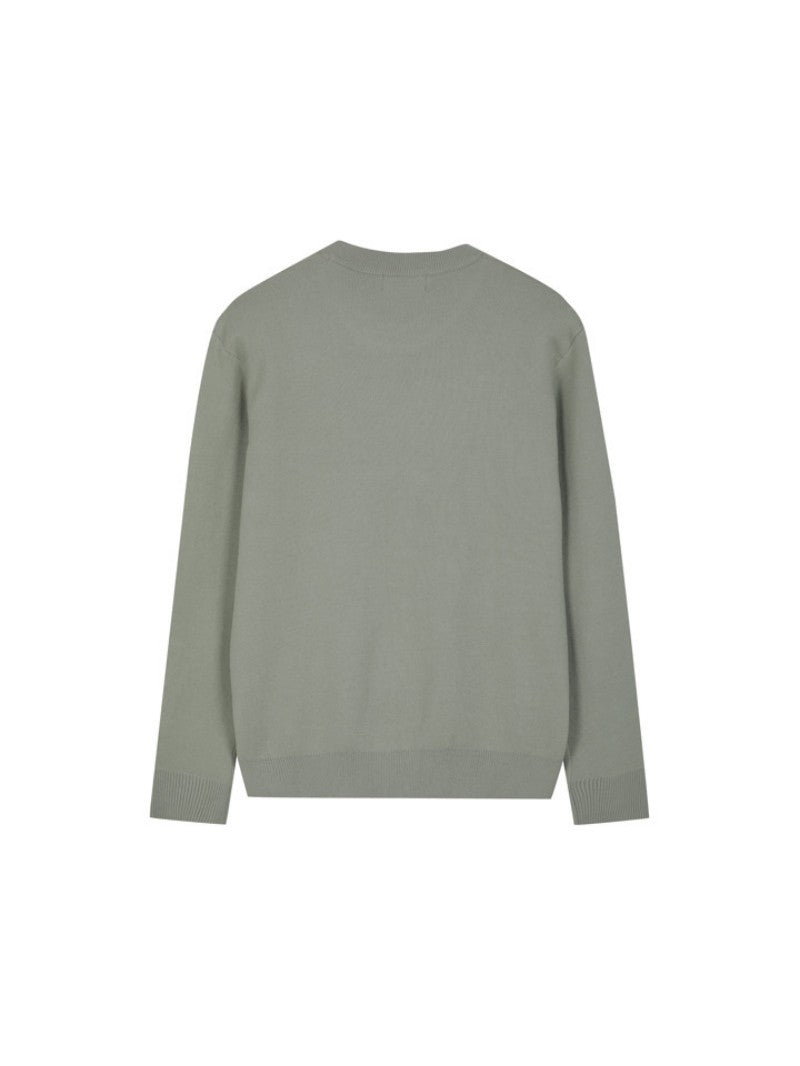 女款【WE ARE】韓國M計畫圓領萌寵字母毛衣EPF4ER2400