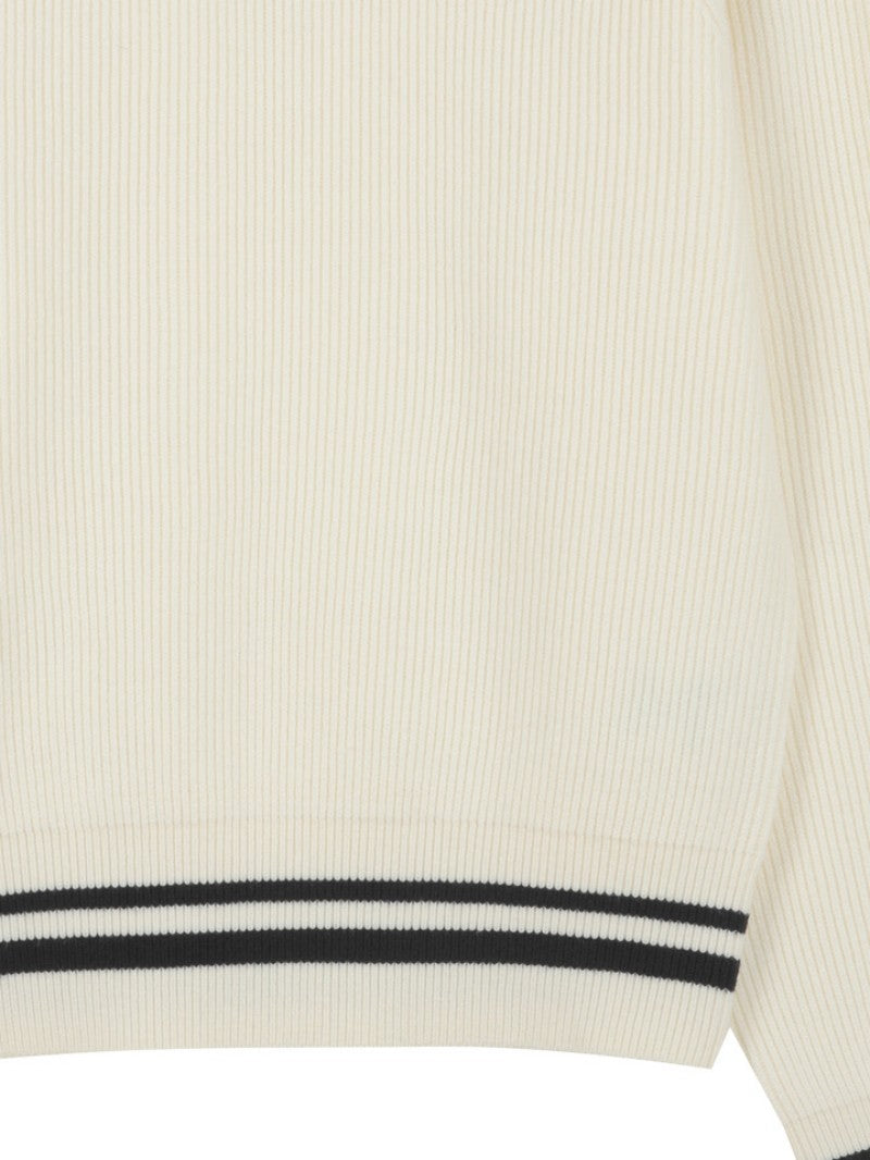 女款【WE ARE】韓國M計畫半拉鏈翻領毛衣EPF4ET2200