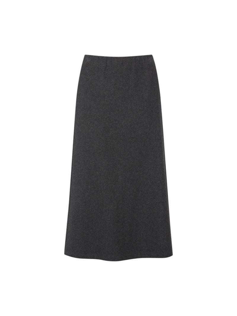 【WE ARE】韓國M計畫A字後分開叉9分裙帶兜半身裙EPF4RR2100