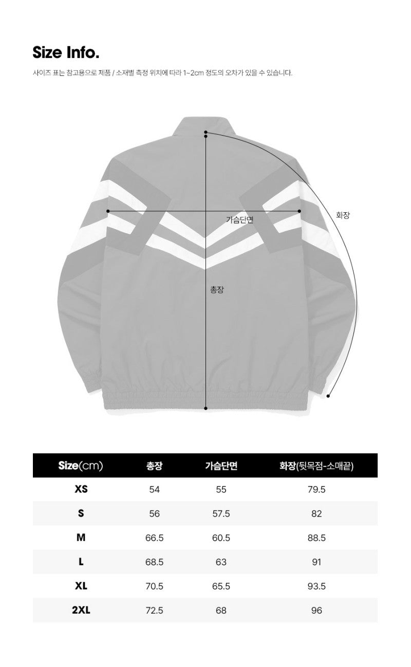【WE ARE】Korea Diadora stand collar jacket D5123LWT06