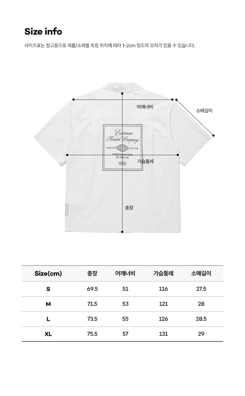 【WE ARE】韓國KODAK柯達短袖襯衫T恤K6223LWTS1