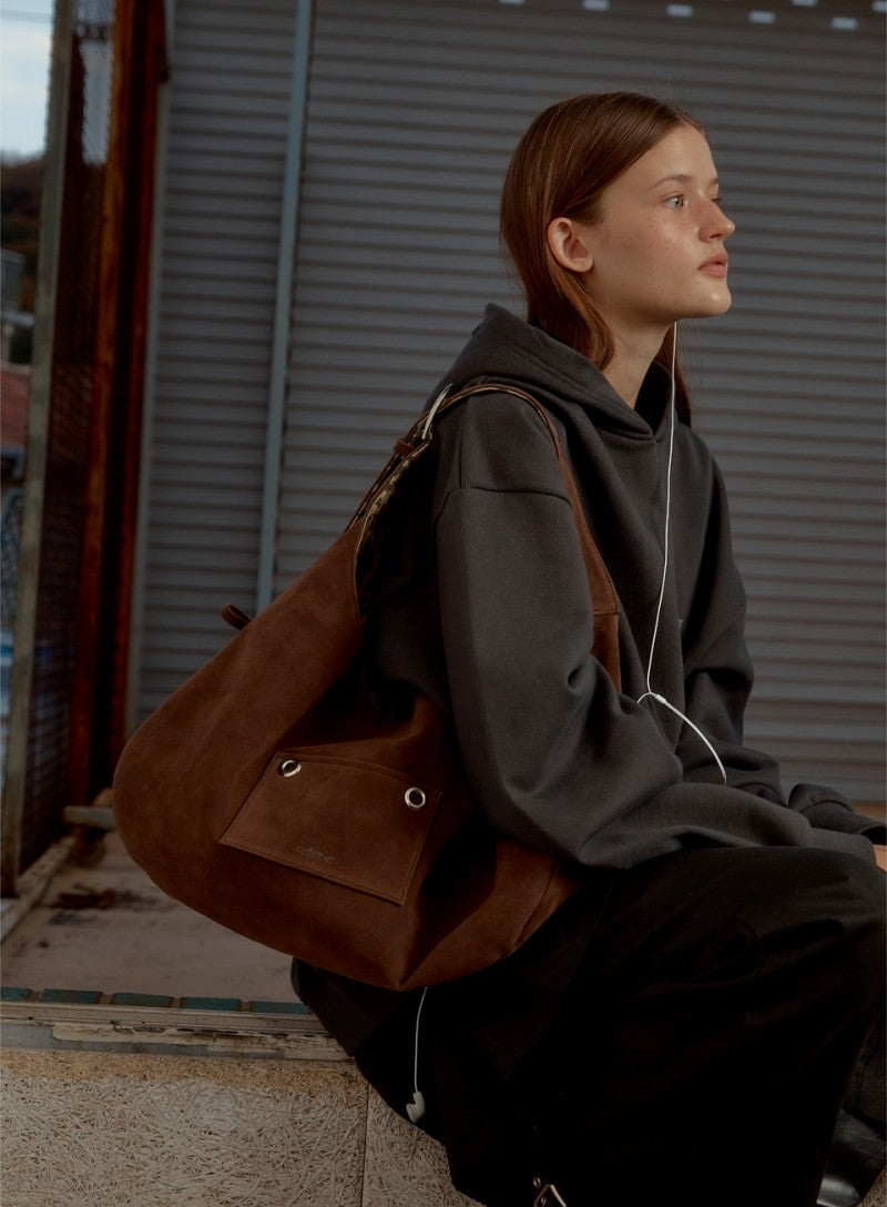 【WE ARE】韓國Leterie時尚單肩包BUCKLEREVERSIBLESHOULDERBAG