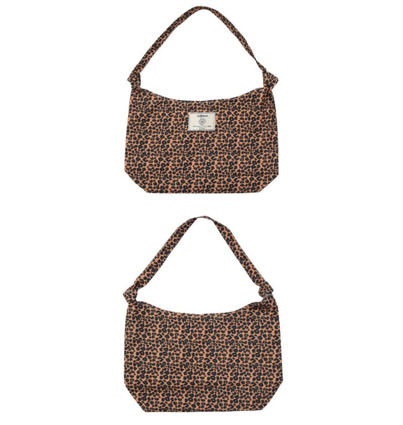 【WE ARE】韓國Leterie時尚豹紋單肩包購物袋LEOPARDSHOULDERBAG