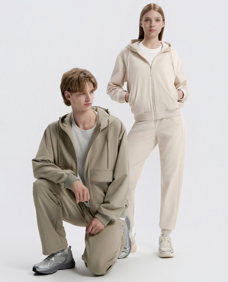 女款【WE ARE】韓國國家地理加絨拉鏈連帽外套N254WFT050