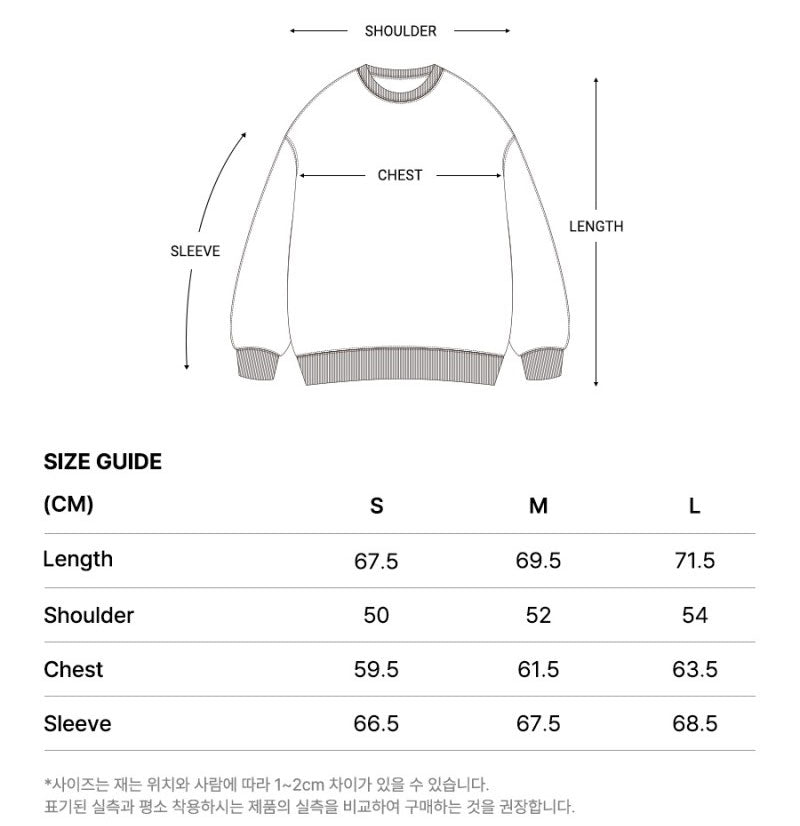 男女同款【WE ARE】韓國FILLUMINATE圓領大學T衛衣FBEFUTM002