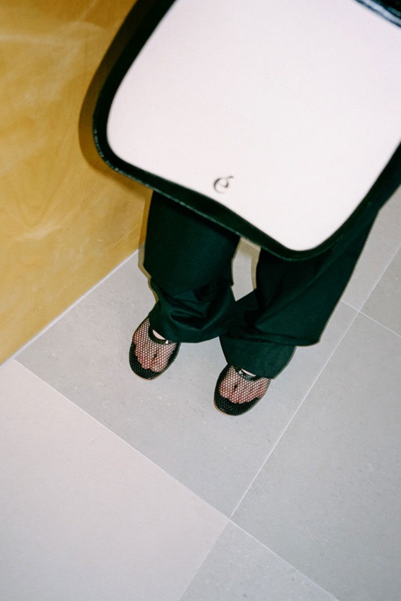 【WE ARE】韓國Archivepke Mesh luv string flat 網面平底鞋OK1DM25001