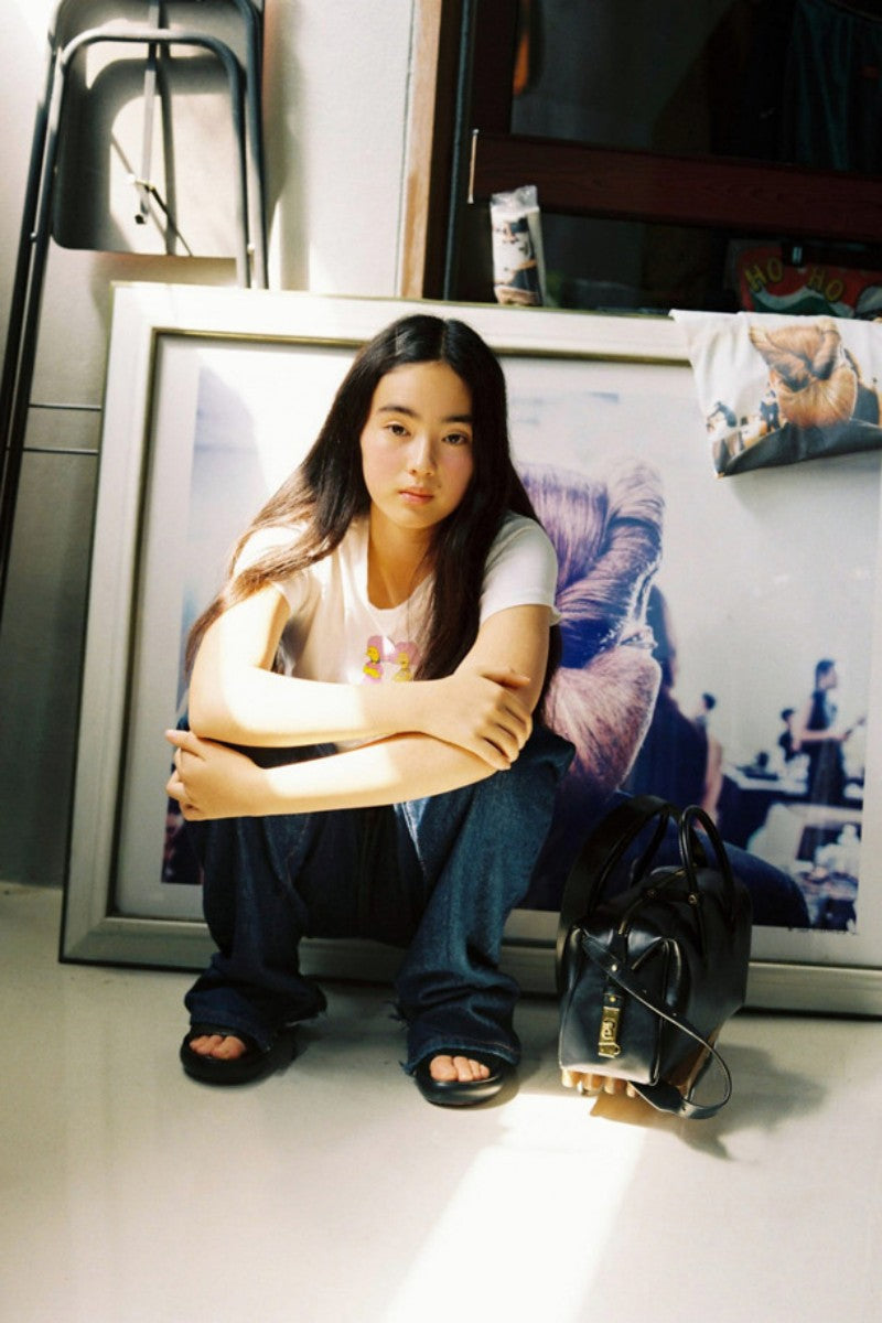 【WE ARE】Korea Archivepke Clip tote bag OVBAX24011
