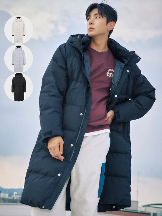 男款【WE ARE】韓國POLHAM休閒長款連帽外套PHE4JP3790