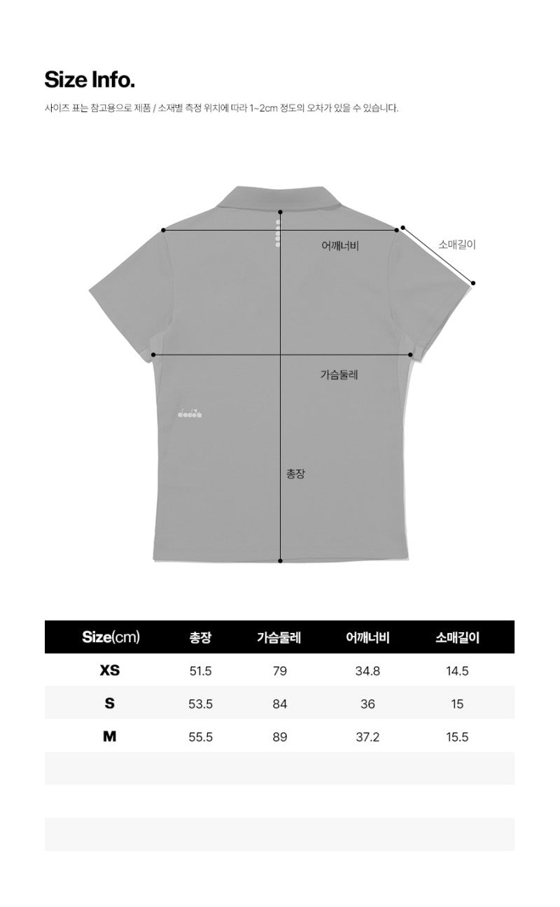 女款【WE ARE】韓國Diadora休閒短袖T恤D6322TTS14