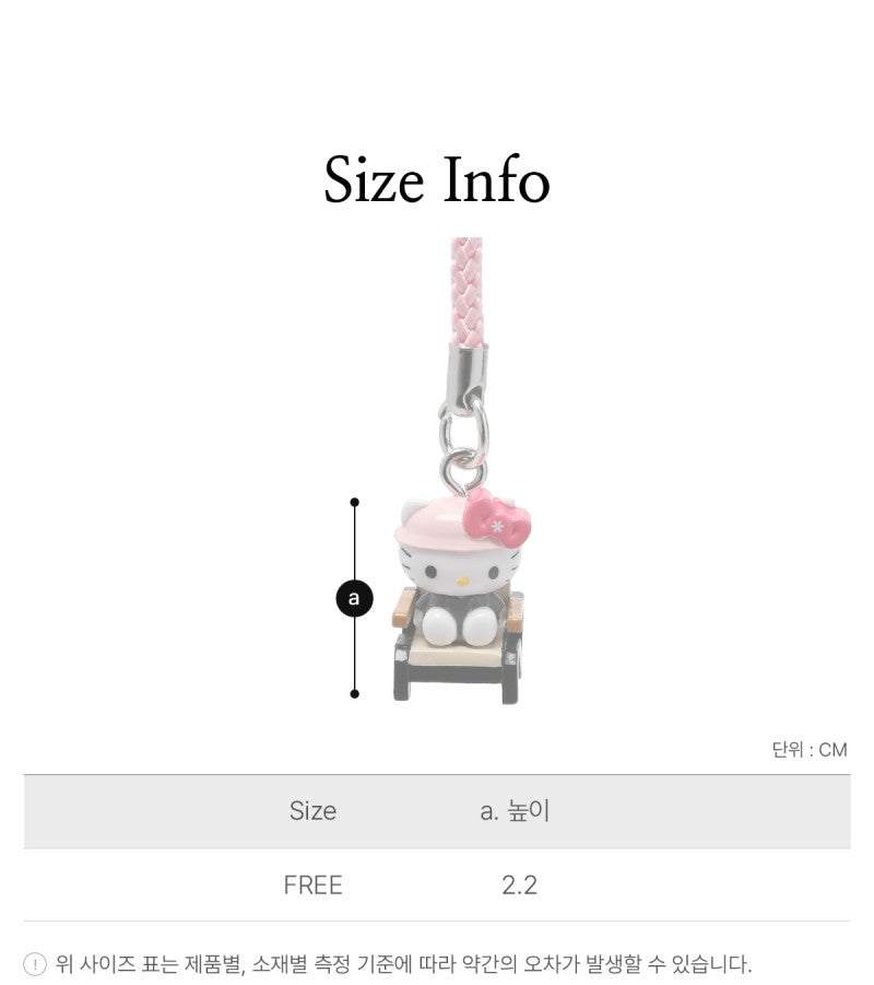 【現貨】【WE ARE】韓國Snow Peak X Hello Kitty聯名款掛飾(坐款)S25SWFSU81