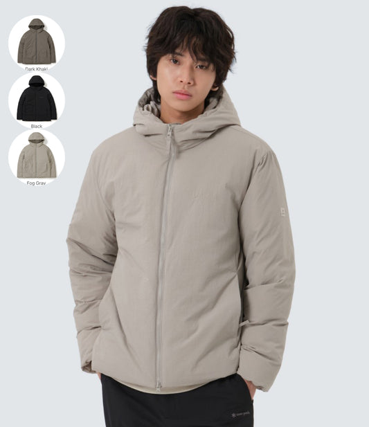 男款【WE ARE】韓國snow peak雪峰連帽羽絨服S25WMGDJ50