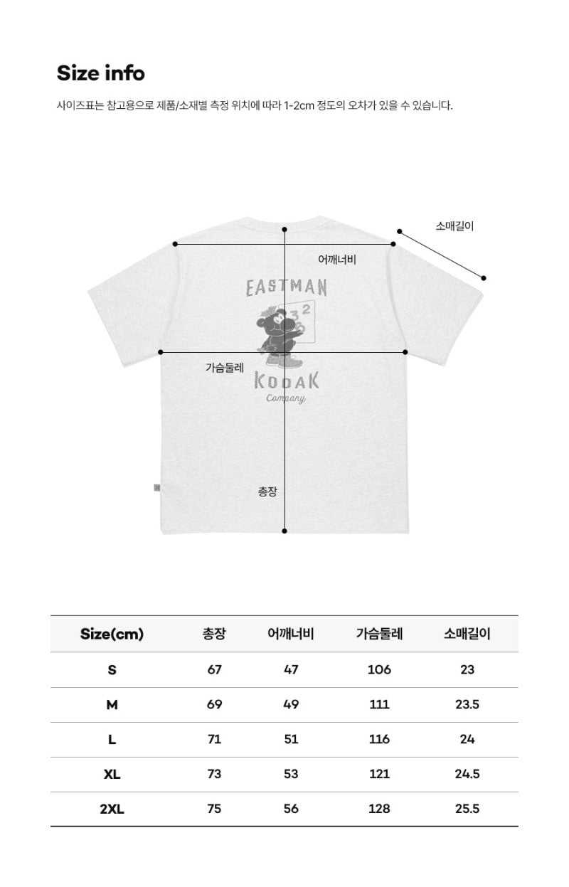 【WE ARE】韓國KODAK柯達休閒短袖T恤K5323LRS76