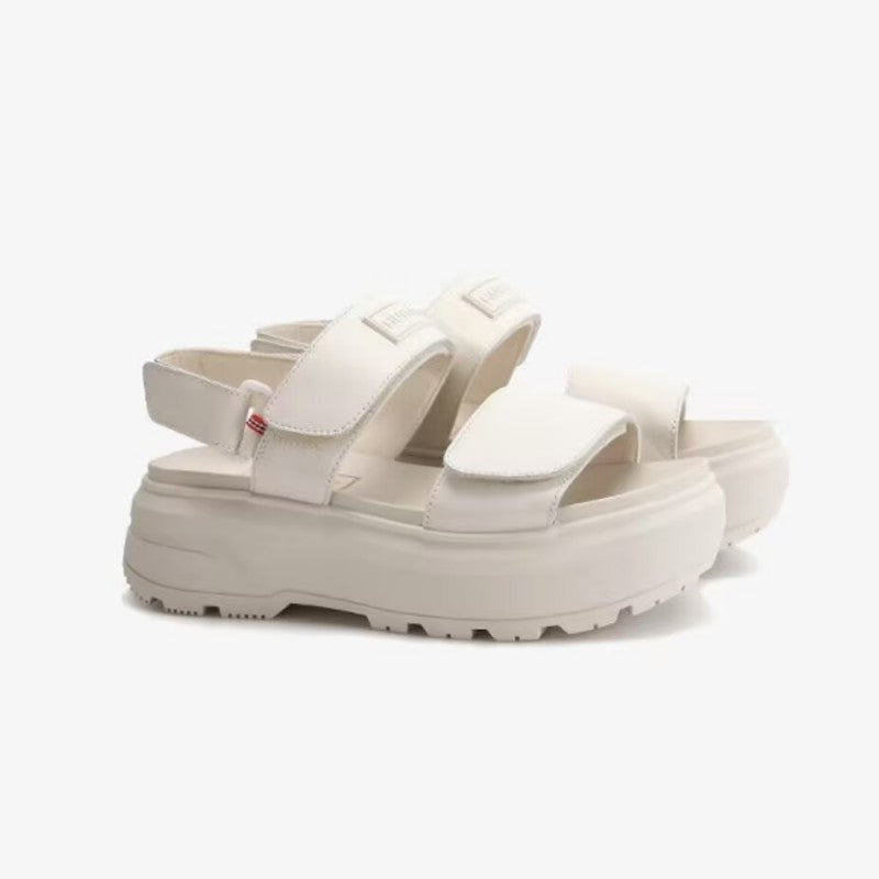 【WE ARE】韓國HUNTER皮革厚底涼鞋HCU3110FDZ