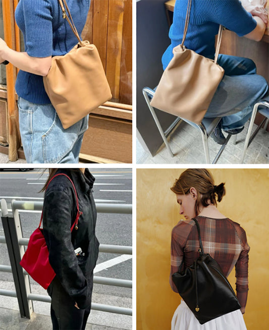【WE ARE】Korea Archivepke purchasing single shoulder crossbody bag OVBAX24017