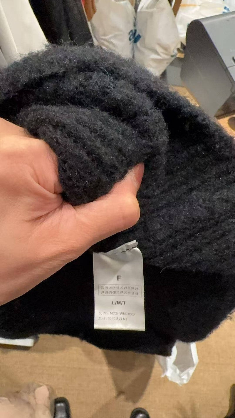 大茜選品【WE ARE】韓國東大門TD 翻領針織上衣LM23FWNT029