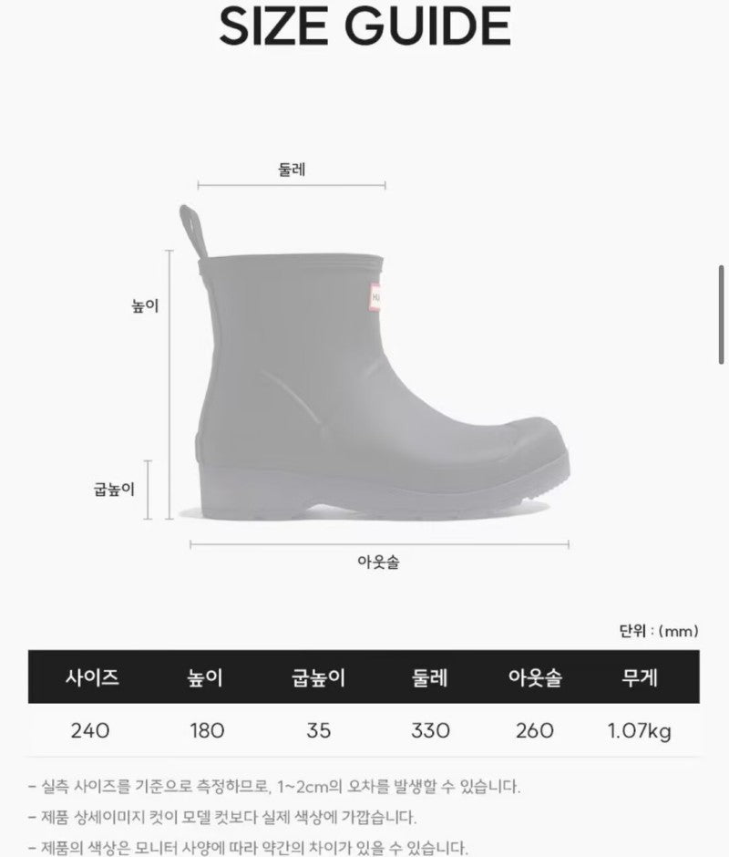 【WE ARE】韓國HUNTER酷玩果凍底雨靴HCW4001FSA